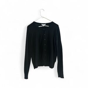 Time and Tru Black Cardigan Sweater